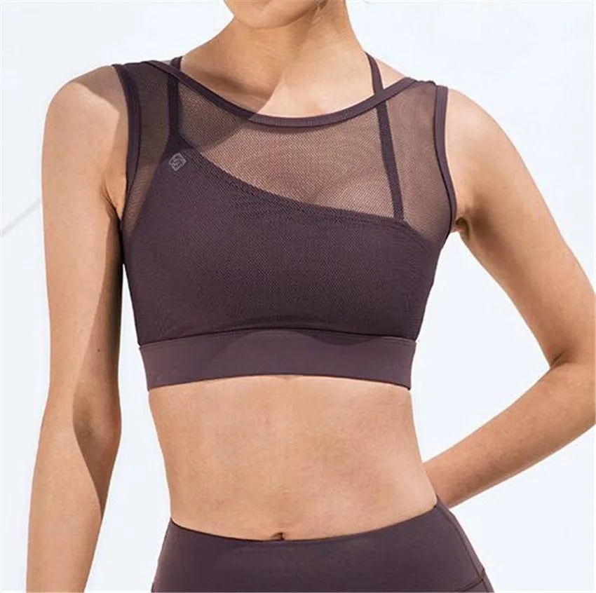 See Through Details Yoga Set