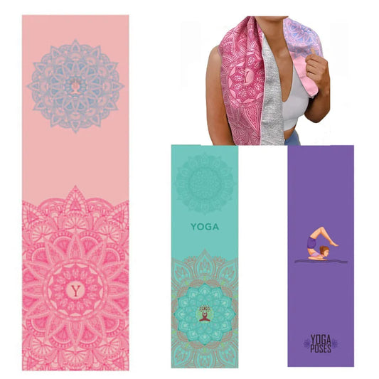 Yoga Print Yoga Blankets