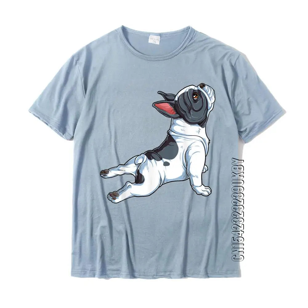 French Bulldog Print Men's Yoga T-shirt