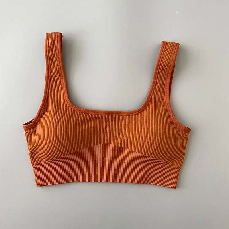 brown yoga top