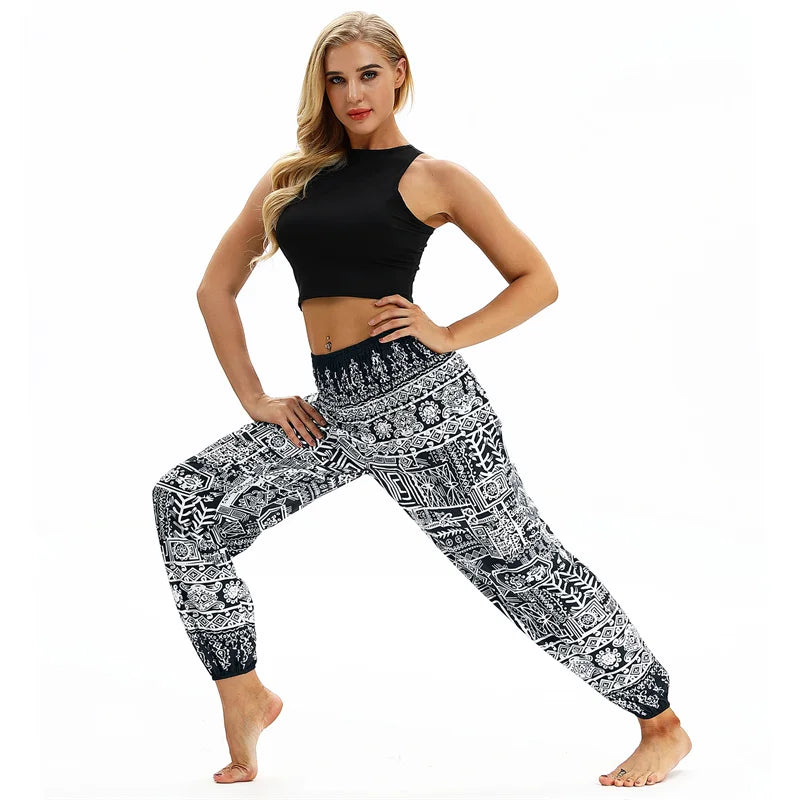 Casual Boho Yoga Pants Versatile Comfortable MatMat Yoga Store