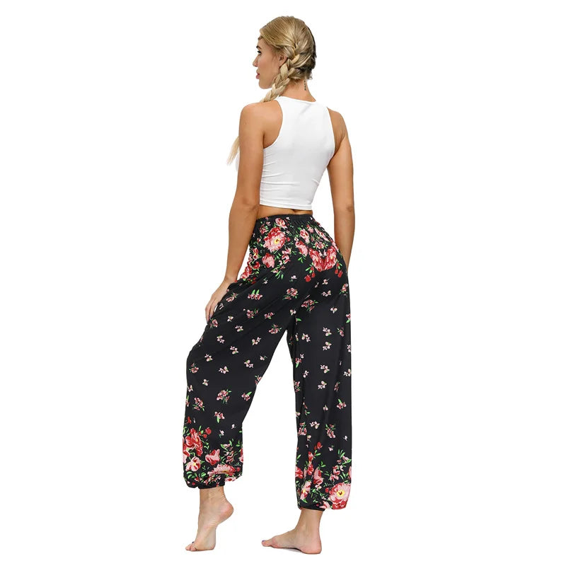 Casual Boho Yoga Pants