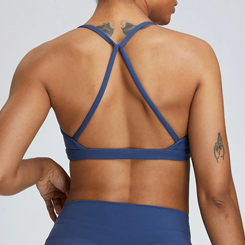 Scrunch Front Yoga Bra