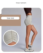 Side Fold Yoga Shorts