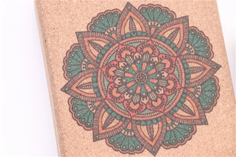 Mandala Cork Yoga Blocks