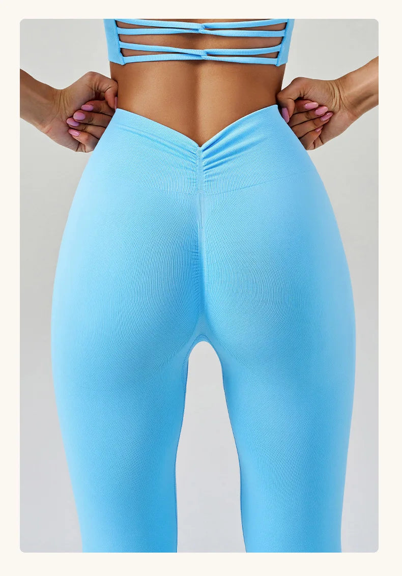 Seamless V-Waist Yoga Leggings