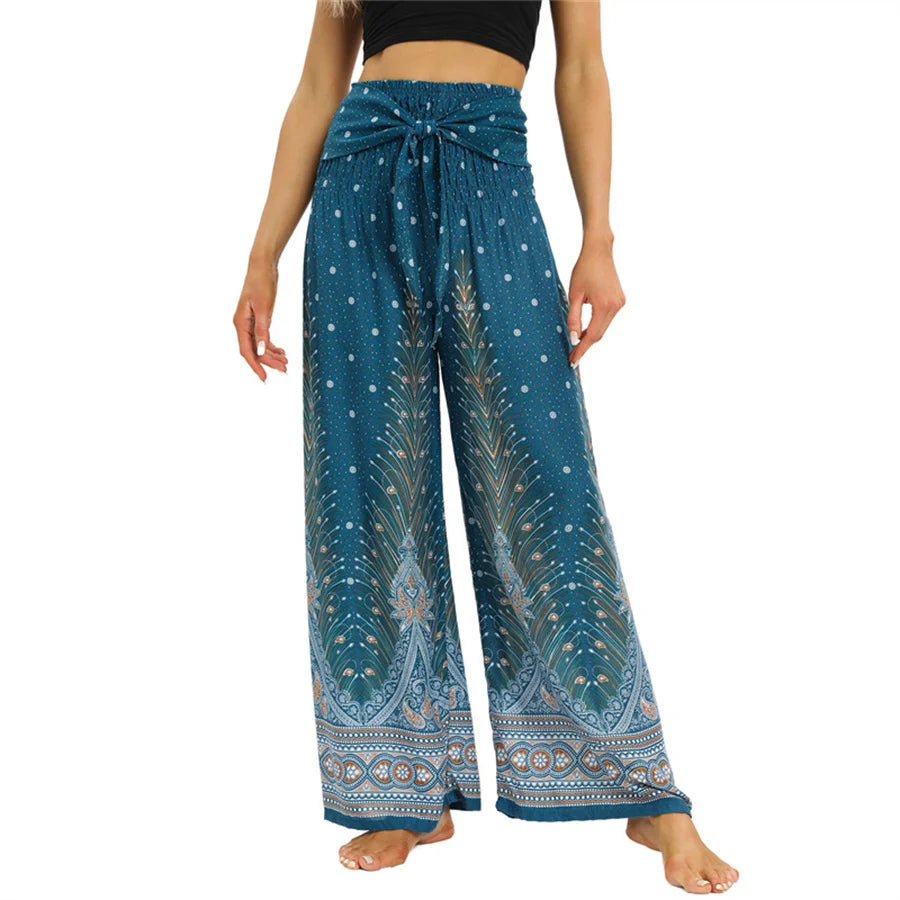 Wide Boho Yoga Pants