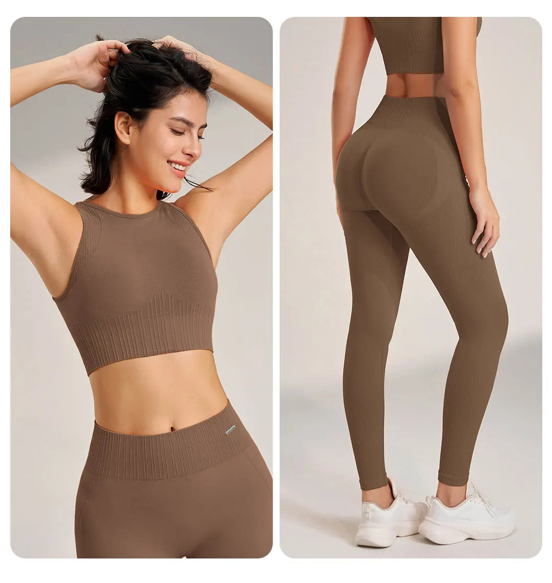 Crop Top Yoga Set