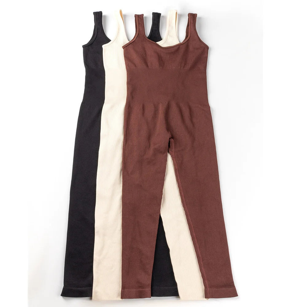 U-Neck Yoga Jumpsuit