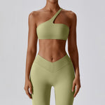 green yoga outfit