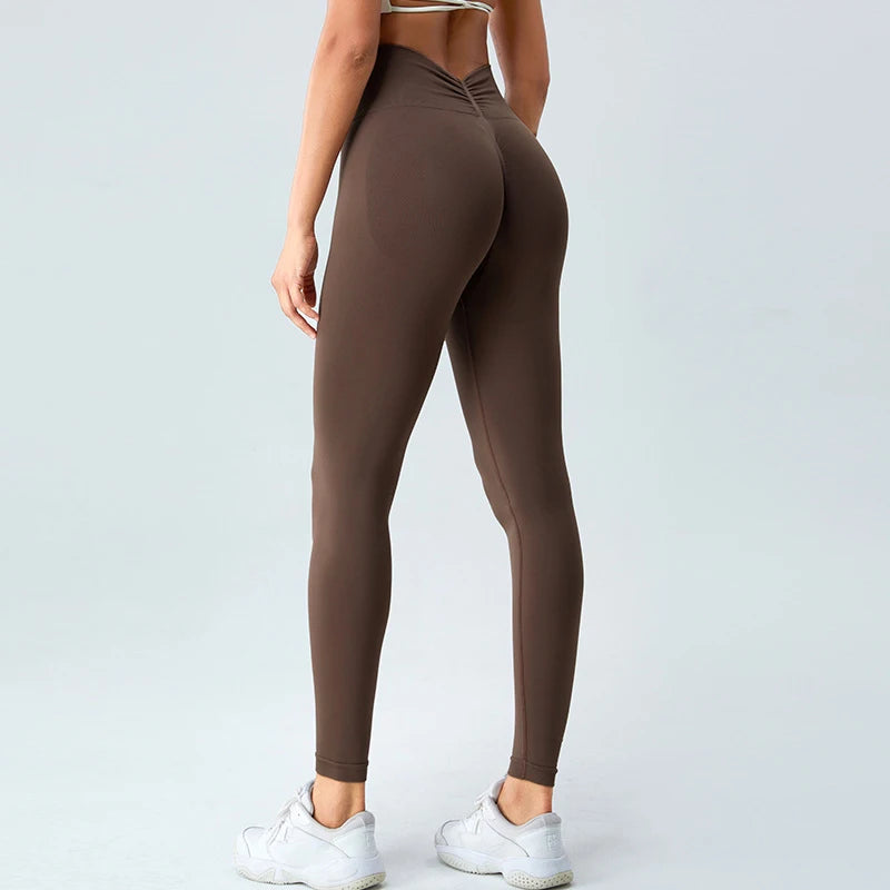 Seamless V-Waist Yoga Leggings