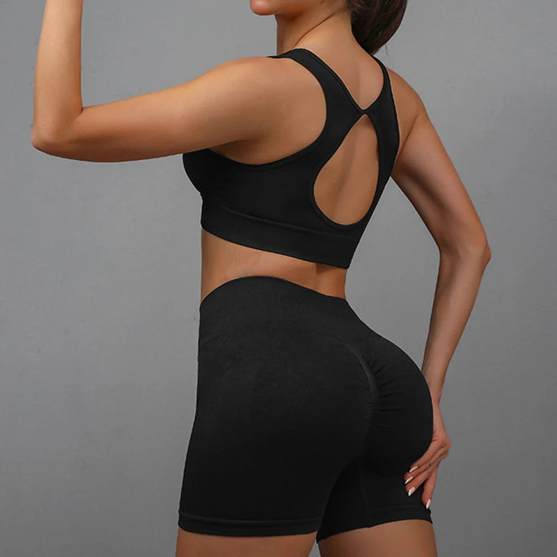 black yoga set