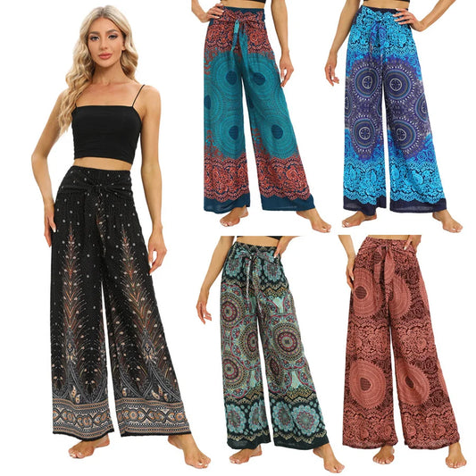 Wide Boho Yoga Pants