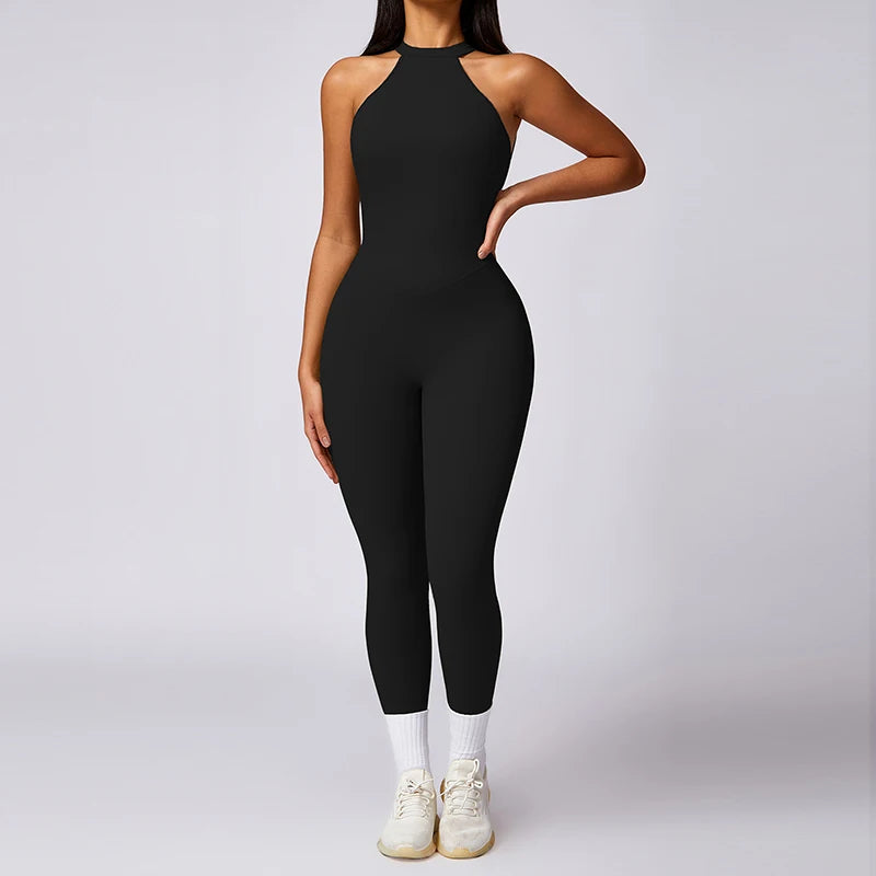 Backless Yoga Jumpsuit