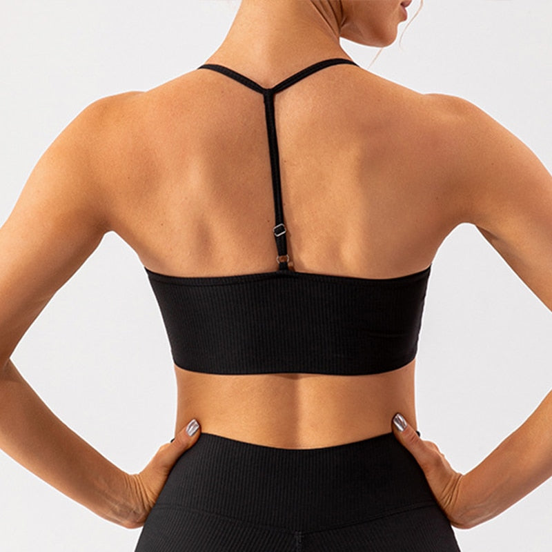 T-Stripe Yoga Bra