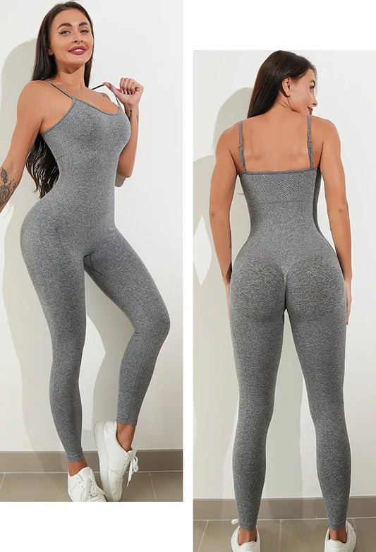 Spaghetti Strap Yoga Jumpsuit