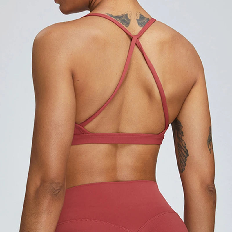 Scrunch Front Yoga Bra