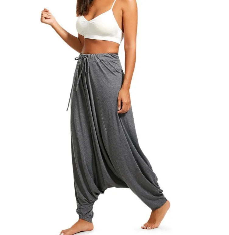 Drawstring Harem Pants