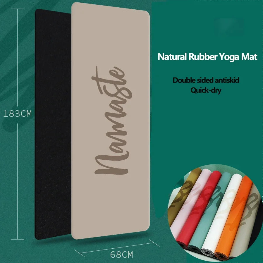 natural rubber yoga mat