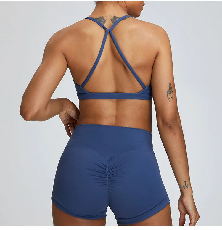 High Waste Scrunch Yoga Shorts