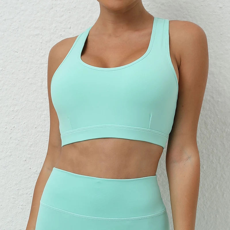 Pulled Straps Yoga Top