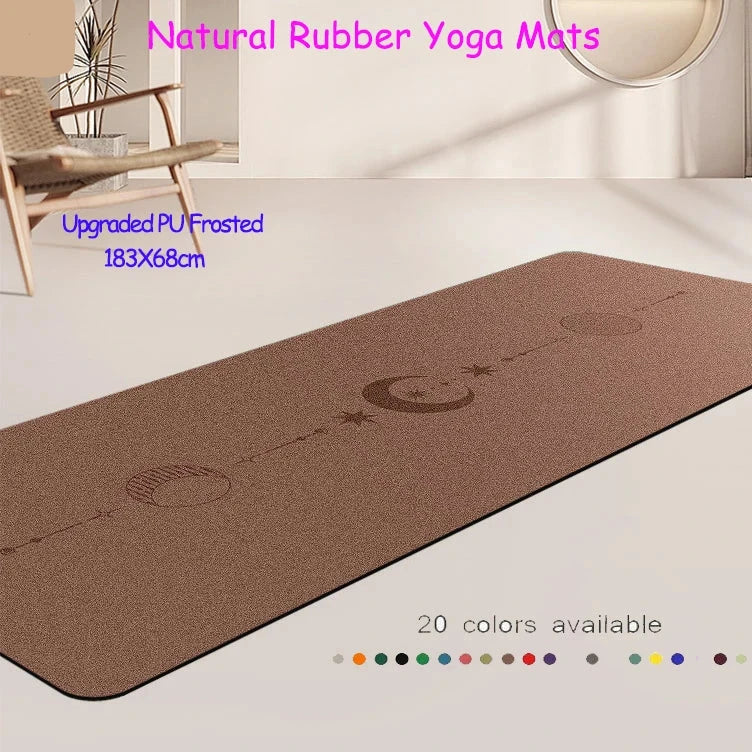 natural rubber yoga mat