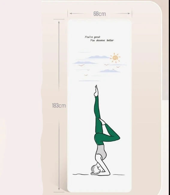 Yoga Pose Art Yoga Mat