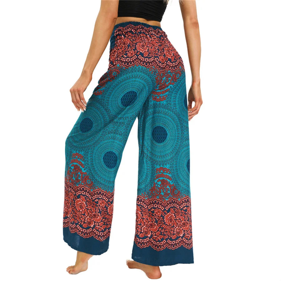 Wide Boho Yoga Pants