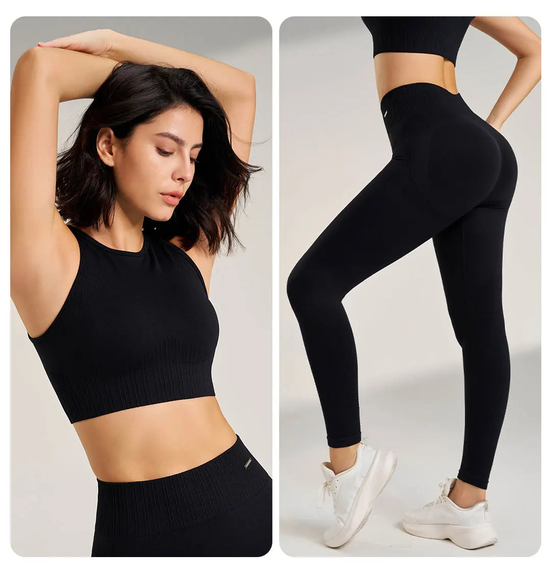 Crop Top Yoga Set