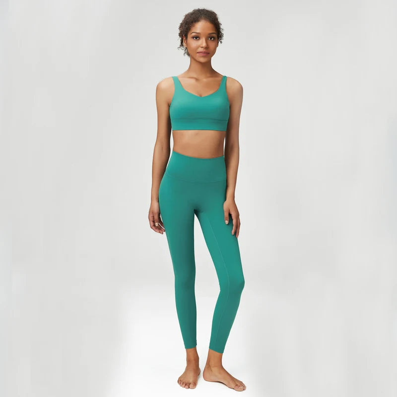 green yoga set