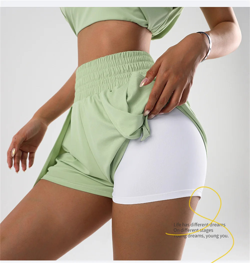 Duo Layer Yoga Shorts