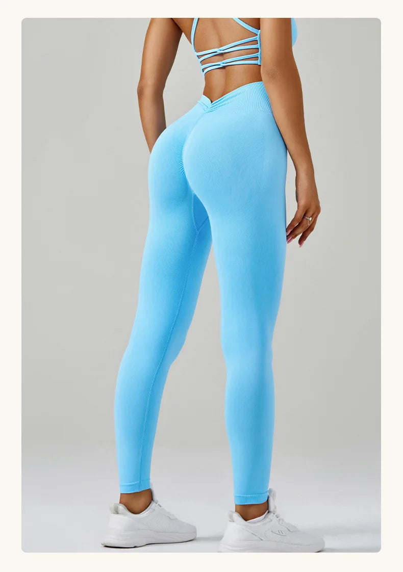 Seamless V-Waist Yoga Leggings