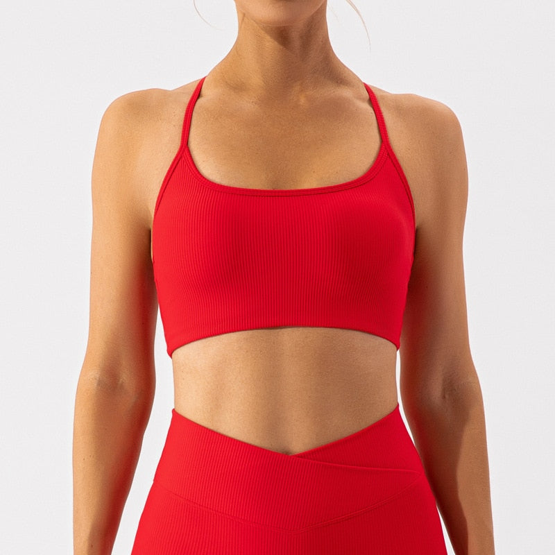 T-Stripe Yoga Bra