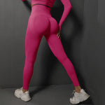 pink yoga leggings