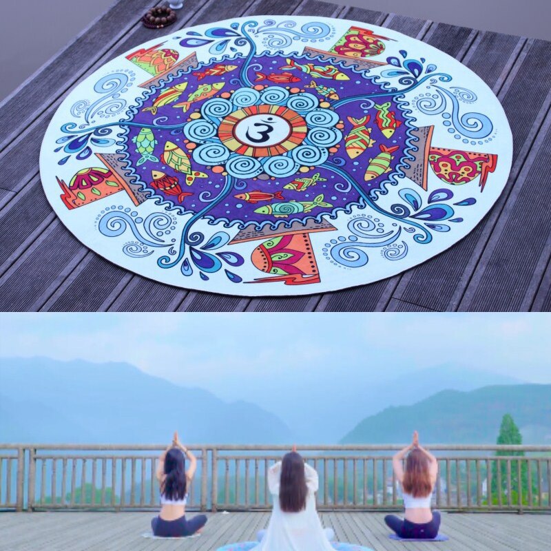 Ohm Mandala Meditation Mat