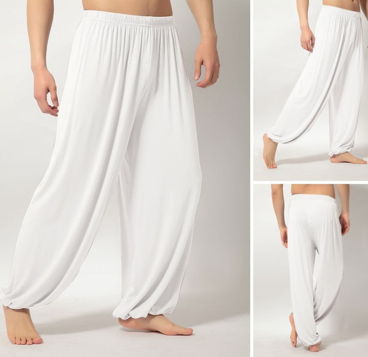 White Yoga Pants for Men