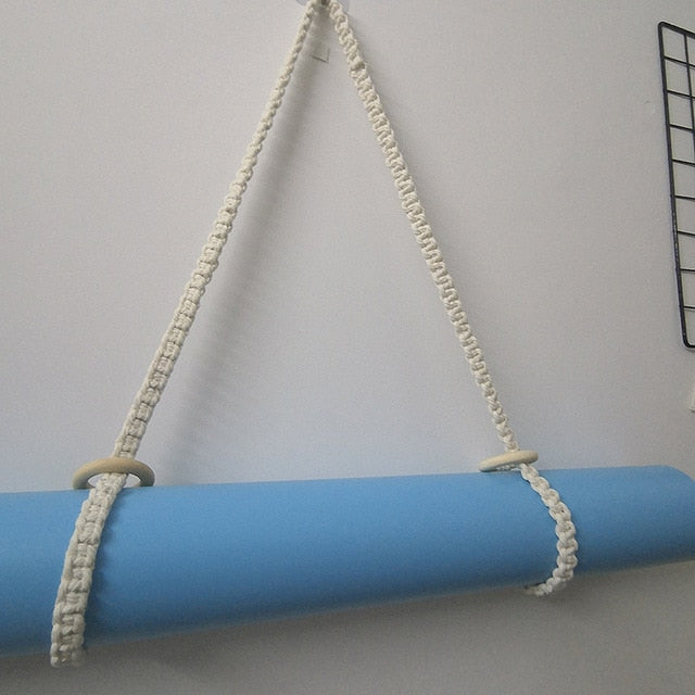 crochet yoga mat carrier