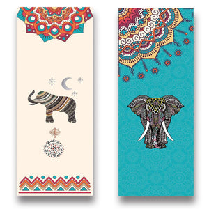 Non Slip Elephant Print Yoga Blanket