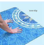 Pastel Print Natural Rubber Yoga Travel Mat