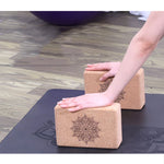 Cork Yoga Blocks With Print
