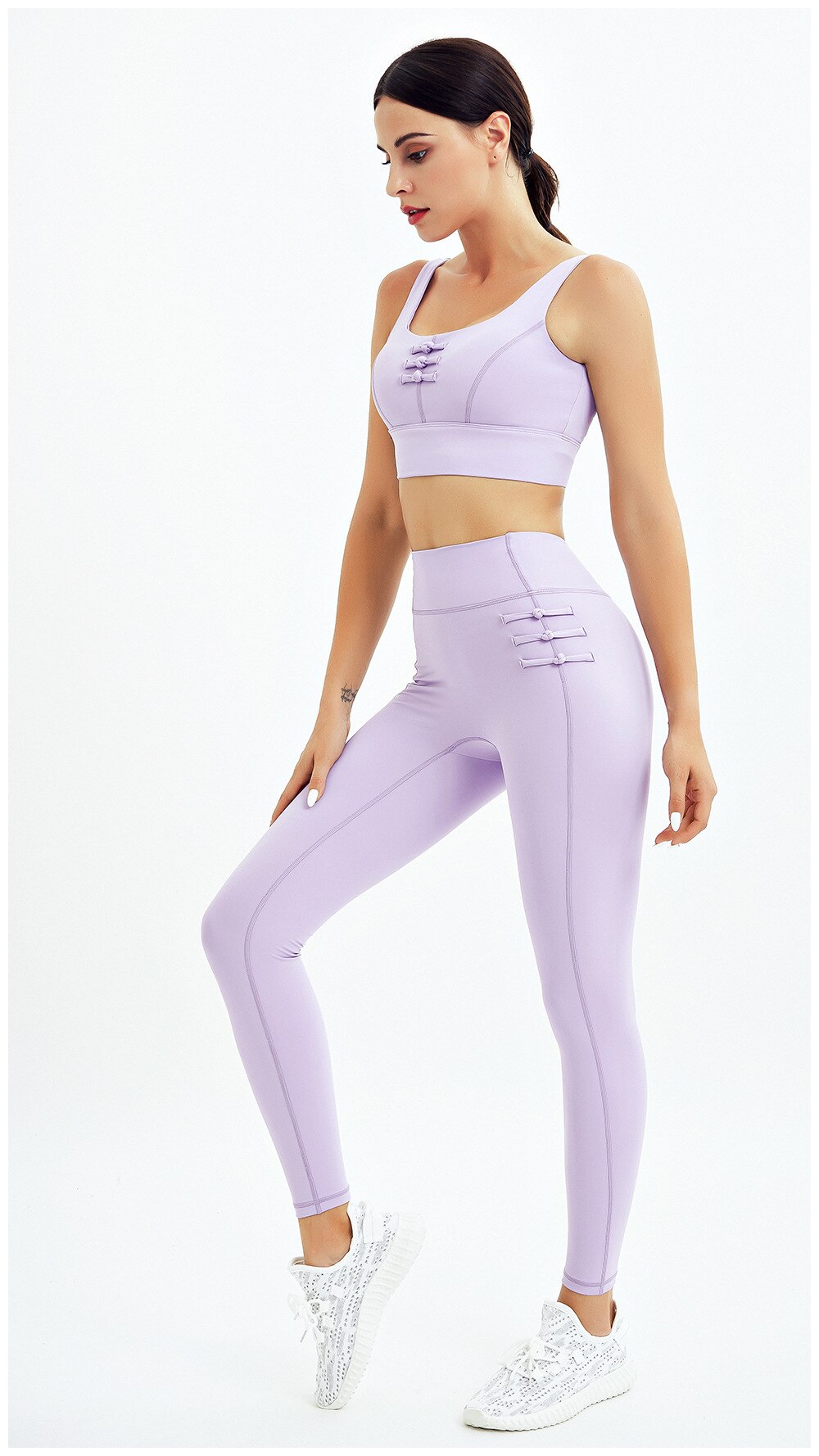 purple yoga clothing