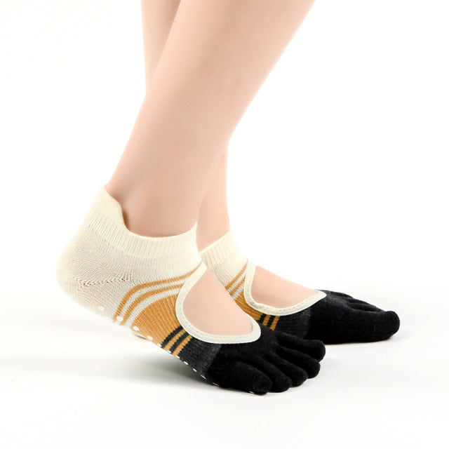 Separate Toes Yoga Socks