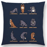 Yoga Animals Cushion Covers