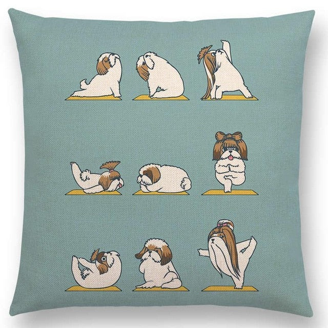 Yoga Animals Cushion Covers