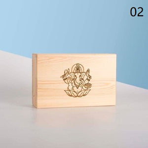Eco Friendly Printed Wood Yoga Block